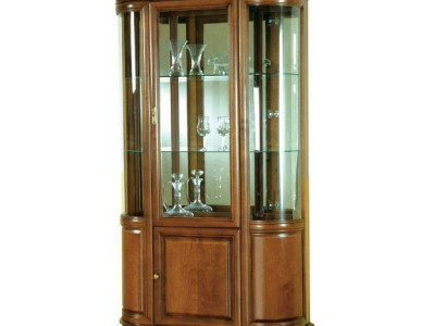 Klassische Vitrine Vitrinenschrank Rustikal Schrank Glasschrank MODEL Z-W1